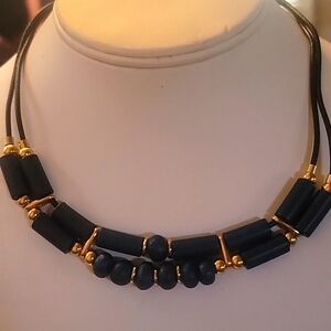 Vintage lapiz azul necklece